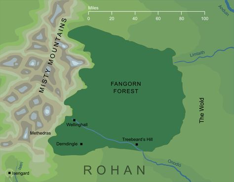 Fangorn Forest, Lotr Swords, Legolas And Gimli, Gandalf The White, Helms Deep, Merry And Pippin, Middle Earth Map, Dense Forest, Dark Tree