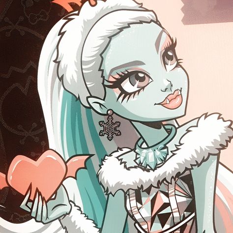 Abbey Bominable Icon, Abbey Bominable, Monster High Pictures, Monster High Art, Monster High Characters, High Art, Monster High Dolls, Conan Gray, Cute Icons