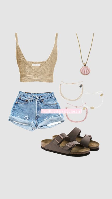 Preppy Tops Summer, Visco Outfits, Preppy Summer Outfits For Women, Preppy Summer Outfits Aesthetic, Summer Outfit Board, Summer Beachy Outfits, Vsco Girl Outfits, Summer Preppy Outfits, Cute Beachy Outfits