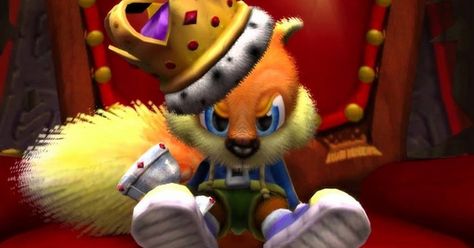 Conker Live And Reloaded, Conkers Bad Fur Day, N64 Games, Old School Cartoons, Nintendo Ds Games, All Video Games, Ds Games, Game Theory, Ice Box