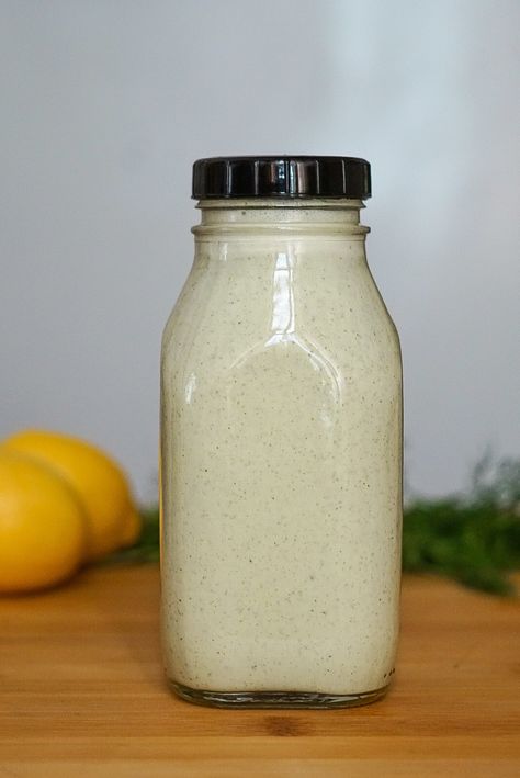 Creamy Dill Dressing – Nikki Vegan Nikki Vegan, Creamy Dill Dressing, Hemp Seed Recipes, Dill Dressing, Vegan Salad Dressing, Pita Pockets, Vegan Dressing, Grain Bowls, Roasted Cabbage