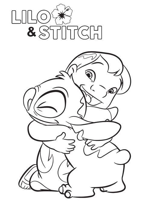 Lilo And Stitch Outline Tattoo, Lilo And Stitch Coloring Pages, Cute Coloring Pages For Kids, Lilo And Stitch Tattoo, Stitch Coloring, Lilo En Stitch, Lilo And Stitch Characters, Insect Coloring Pages, Stitch Coloring Pages