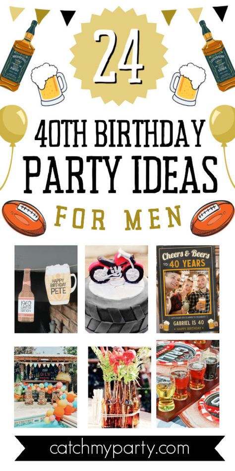 40th Birthday Party Ideas For Men, Men 40th Birthday Ideas, 40th Birthday Theme For Men, Men 40th Birthday Ideas Man Party, 40th Birthday Ideas For Men, 40th Birthday Party Men, 40th Birthday Centerpieces, Birthday Party Ideas For Men, 40th Birthday Party Ideas