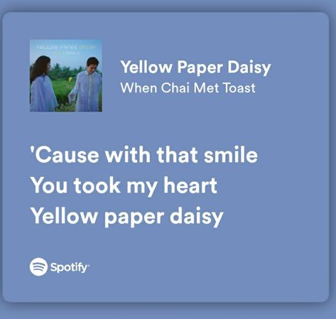 Yellow Paper Daisy, Spotify Aesthetic, Paper Daisy, Yellow Paper, Dance Tips, Pretty Lyrics, Lock Screen, Poster Print, Butterflies