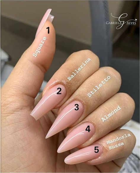 Stilleto Nails Designs, Nails Autumn, Best Nails, Different Nail Shapes, Geometric Nail Art, Solid Color Nails, Nude Nail Designs, Ombre Acrylic Nails, Geometric Nail