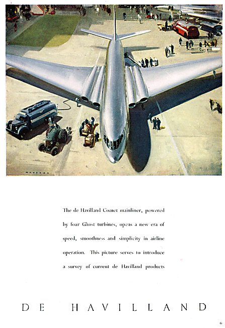 Airlines Ads, De Havilland Comet, Spitfire Model, Vintage Airline Ads, Atomic Space Age, Vintage Airline Posters, Rule Britannia, Aviation Decor, Vintage Airline