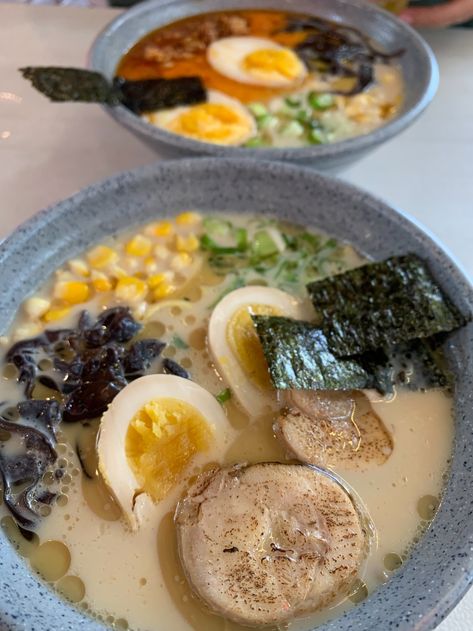 Ichiran Ramen Aesthetic, Tori Paitan Ramen, Ramen Tare, Paitan Ramen, Ramen Date, Ramen With Egg Aesthetic, Tonkotsu Ramen, Ramen, Ethnic Recipes