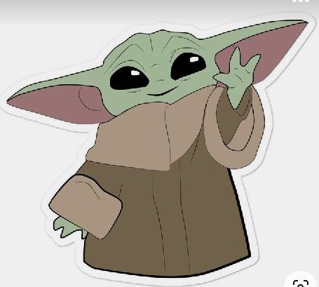 Yoda Drawing, Yoda Sticker, Trendy Stickers, Sticker Macbook, Yoda Wallpaper, Stickers Cool, Star Wars Stickers, Cute Laptop Stickers, Disney Sticker