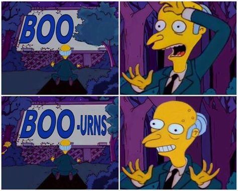 The Simpsons Mr Burns sees booing into a positive Mr Burns Simpsons, Simpsons Toys, Simpsons Funny, Mr Burns, Matt Groening, The Simpson, Buzzfeed Quizzes, Homer Simpson, Jack Frost