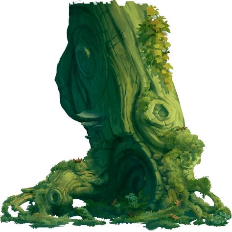 grandminimus:  “ High-res tree pieces from Rayman Legends.  ” Fantasy Vegetation, Environment Studies, Draw Buildings, Forest Illustrations, Rayman Legends, Dungeon Crawler, Environment Props, School Murals, Props Art