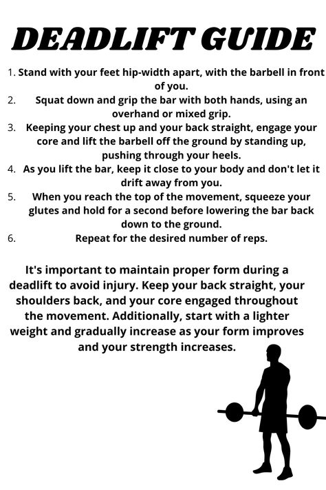 Workout Challange, How To Build Strength, Deadlift Workout, Major Muscle Groups, Yoga Food, Building Strength, 30 Day Fitness, Get Ripped, Major Muscles