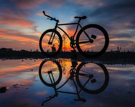 Bike Pictures Photo Ideas, Bike Logos Design, Cycle Photo, Mountain Biking Photography, Bicycle Photography, Water Shoot, Bike Pictures, Cycling Photography, Silhouette Photography