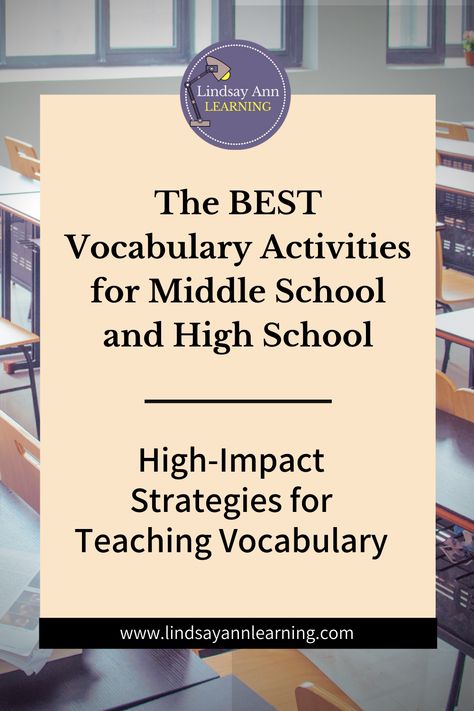 Vocab Activities High School, Teaching Vocabulary High School, Teaching Irony High School, Teaching Vocabulary Middle School, Vocabulary Study Ideas, High School Vocabulary Activities, Teaching Vocabulary Activities, Vocabulary Activities Middle School, High School Vocabulary