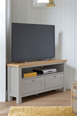 Malvern Corner TV Stand Modern Corner Tv Stand, Tv Shelving, Coin Tv, Corner Tv Cabinets, Corner Tv Stands, Floating Tv Unit, Tv Storage Unit, Tv Stand With Drawers, Tv Unit Design Modern