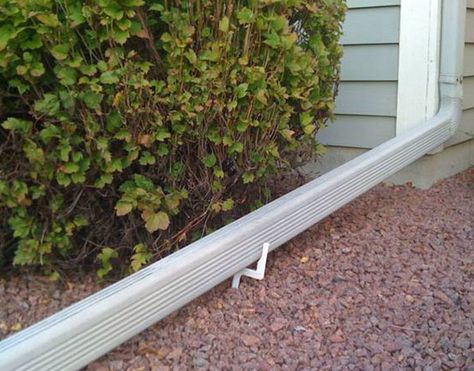 Gutter Extensions, Gutter Downspout Extension, Easy Backyard Landscaping, Downspout Extension, Gutter Drainage, Leaking Basement, Diy Gutters, Gutter Accessories, Underground Drainage