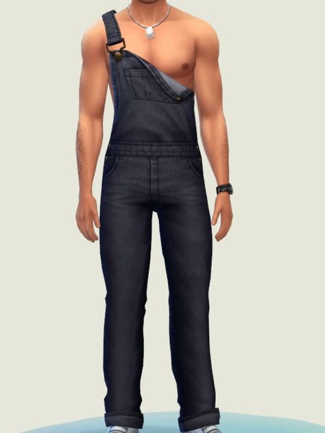 Loose overalls | Jade Scorpion /JS-Sims on Patreon Sims 4 Cc Men Outfits Patreon, Sims 4 Men Patreon, Sims 4 Cc Patreon Men Clothes, Sims 4 Cc Overalls Male, Sims 4 Cc Athletic Wear Male, Sims Overalls, Overalls Sims 4 Cc, Sims 4 Cowboy Clothes, Sims 4 Male Jumpsuit