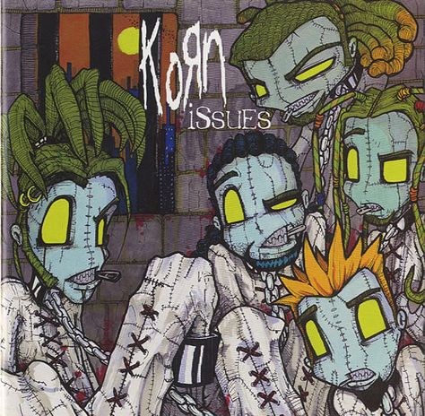 Korn Korn Issues, Arte Punk, Swag Art, Album Art, Music Stuff, Rock Art, Music Bands, Cover Art