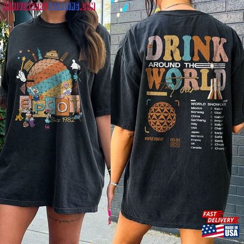 Cute Disney Outfits, Drinking Around The World, Friends Tshirt, Germany And Italy, Mickey And Friends, Cute Disney, Disney Outfits, Unisex Shirt, Snug Fit