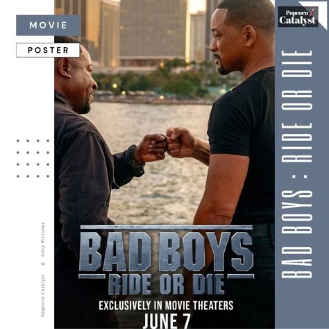 🍿: Hollywood 📽️: Bad Boys : Ride or Die ! 🚓The First official poster for #willsmith and #martinlawrence 's new movie " Bad Boys : Ride or Die ". just dropped. Go check it out 😀 🗓️ Releasing in theaters on June 7. 🥇Credit: Sony Pictures #badboys #sony #movies #comedy #hollywood #bollywood Bad Boys Ride Or Die Poster, Bad Boys Ride Or Die Movie, Will Smith Bad Boys, 2024 Movies, Bad Boys Movie, Film Action, Action Films, Martin Lawrence, Galaxy Movie