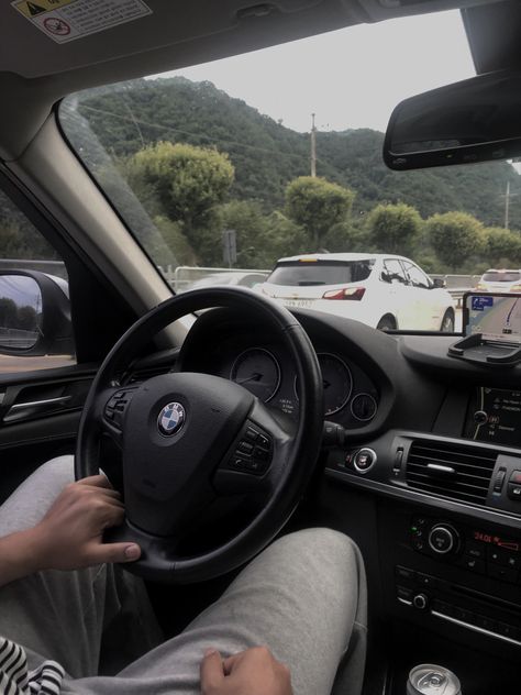 Aesthetic black BMW boyfriend date car one hand driving Boyfriend Driving Aesthetic, Boy Driving Aesthetic, Boyfriend Driving, Aesthetic Bmw, About Boyfriend, Driving Aesthetic, Black Pic, Bmw Black, School Car