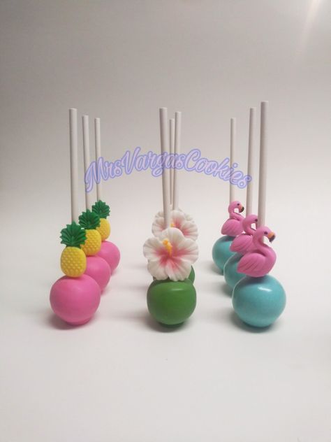 Flamingo Cake Pops, Flamingo Cakepops, Pineapple Cakepops, Hawaii Birthday Party, Flamingo Party Decor, Flamingo Pool Parties, Flamingo Themed Party, Pool Party Favors, Flamingo Cake