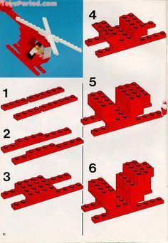 Lego Therapy, Lego Helicopter, Lego Basic, Homeschool Art Projects, Lego 4, Lego Challenge, Lego Building Instructions, Lego Club, Construction Lego