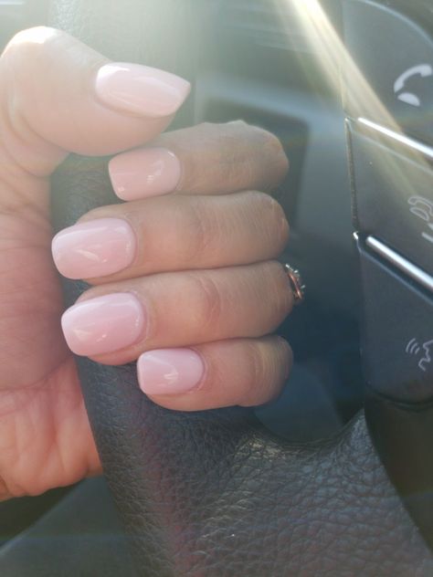 SNS nails. Light pink July 2018 Light Pink Dip Powder Nails, Nails Light Pink, Light Pink Acrylic Nails, Finger Paint, Light Pink Nails, Sns Nails, Patiala Suit, Work Nails, Nails Colors