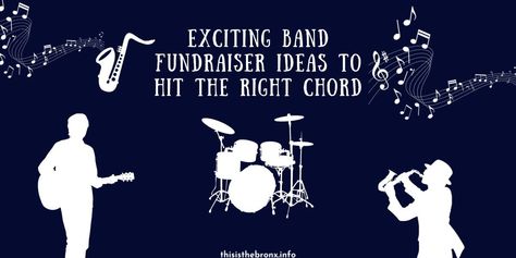 If you’re part of a high school band, or marching band, or just a fan of music education, then you likely understand the importance and need for fundraising. Keeping up with new instruments, uniforms, transportation to band competitions, and much more is costly. Coming up with successful band fundraiser ideas can be challenging but also ... <a title="10 Exciting Band Fundraiser Ideas to Hit the Right Chord" class="read-more" href="https://www.thisisthebronx.info/band-fundraiser-ideas/" ... Marching Band Shout Out Ideas, Marching Band Fundraiser Ideas, Creative Fundraising, High School Marching Band, Easy Fundraisers, Church Fundraisers, Team Fundraiser, High School Band, School Band