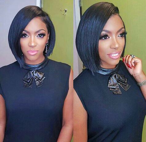 Hair Inspo ❤ Porsha Williams Fierce Hairstyles, Tapered Natural Hair Cut, Pretty Wigs, Malinda Williams, Porsha Williams, Short Weave, Tousled Hair, Haute Hair, Hot Short