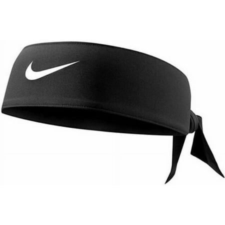 Take your workout look up a notch with the Nike Women?s Dri-FIT 3.0 Head Tie, which is adjustable, wicks, moisture away, and stylish all at once. Fit Adjustable headband Back tie detail Wide silhouette Technology Dri-FIT technology wicks sweat away Design Lightweight performance fabric Solid color design Nike logo graphic Additional Details One size fits most 2.5?? width 39?? length Color: Black. Nike Tie Headbands, Nike Headband, Nike Headbands, Head Tie, Athletic Headbands, Head Wrap Headband, Head Ties, Tie Headband, Nike Sports