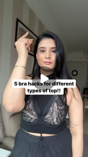 Tanisha Haldia on Instagram: "If you don’t like strapless bra then try these 5 viral hacks for different top style ❤️ save and try them later 😍😍  #bra #bratop #straplessbra #strapless #styleinspiration #styleideas #howtostyle #diyideas #fashiongram #girls #womenstyle" Bra Into Strapless How To Make, Make Bra Strapless Hack, Make A Regular Bra Strapless, Halter Dress Bra Hacks, Turn Bra Into Strapless, Strapless Bra Hacks Diy Ideas Plus Size, How To Turn A Bra Into Strapless, Regular Bra Into Strapless, How To Make Bra Strapless