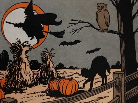 Helloween Wallpaper, Vintage Halloween Art, Vintage Halloween Images, Halloween Artwork, Halloween Wallpaper Iphone, Halloween Illustration, Season Of The Witch, Halloween Images, Spooky Scary