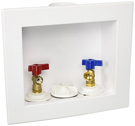 Oatey Quadtro Washing Machine Outlet Box With Valves Oatey https://www.amazon.ca/dp/B006O1HX72/ref=cm_sw_r_pi_dp_x_m5ZRyb3E8W9M9 Washing Machine Outlet, Laundry Box, Pex Pipe, Garden Watering, Lawn And Garden, Covered Boxes, Floating Shelves, Drain, Plumbing