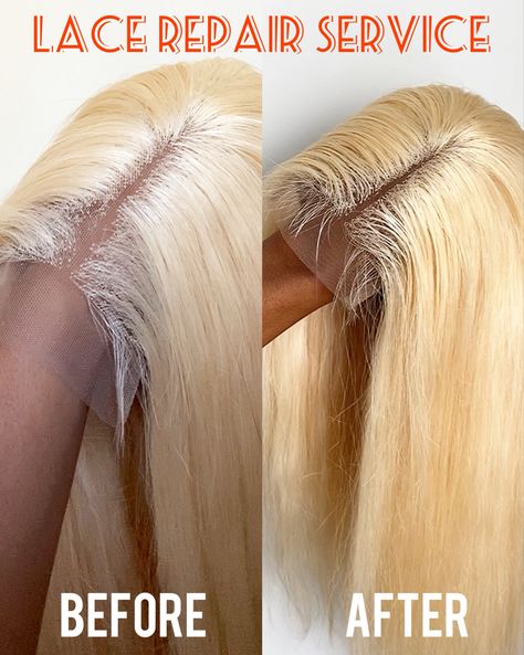 DON’T throw your wig away because you over plucked the lace, or it began balding overtime. I CAN FIX IT! Instead of spending hundreds on a new wig, I can bring your old one back to life for $50-$150 with my lace restoration service depending on how much revival is needed. Send me a DM to revive your favorite wig! Frontal Closure, Restoration Services, Hair Lace, Back To Life, Lace Back, Fix It, Wigs, Repair, Bring It On