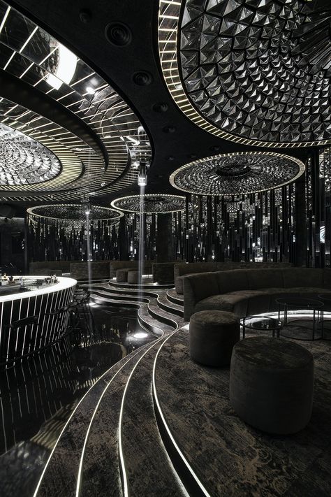 Clubhouse Lounge, Luxury Bar Design, Club Design Interior, Bansko Bulgaria, Bar Lounge Design, Nightclub Design, Bar Design Awards, God Father, Luxury Bar