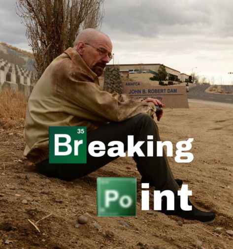 walter white from breaking bad sitting with a text breaking point Walter White Meme, Breaking Bad Meme, Breaking Bad Funny, Breaking Bad 3, Better Call Saul Breaking Bad, Breaking Back, Breaking Point, Bad Memes, Call Saul