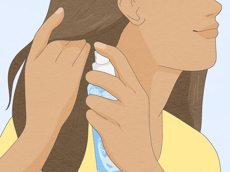 3 Ways to Make a Hair Protectant Spray - wikiHow How To Remove Dandruff, Severe Dandruff, Heat Protectant Spray, Homemade Shampoo, Diy Sprays, Heat Protectant, Stimulate Hair Growth, Oil Treatments, Hair Starting