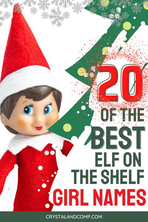 These 20 Elf on the Shelf Girl Elf Names are so much fun! Giving your elf on the shelf a name is all part of the process! These are great options! Elf On Shelf Names, Girl Elf Names, Elf On The Shelf Names, Christmas Elf Names, Santas Elves, Elf On Shelf, Elf Names, I Heart Naptime, Christmas Mail