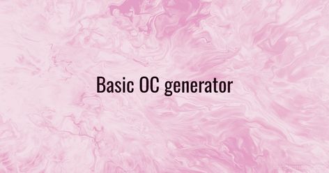 Oc Ideas Template, Oc Background Ideas, Oc Theme Ideas, Caldre Fanart, Things To Post On Pinterest, Oc Lore Ideas, Random Oc Generator, Oc Ideas Inspiration, Cute Png Aesthetic