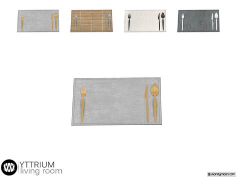 wondymoon's Yttrium Place Setting Sims 4 Clutter, Wallpaper Stickers, Sims Community, Large Appliances, Vintage Tools, Electronic Art, Sims 4 Cc, Sims 4 Custom Content, Maxis Match