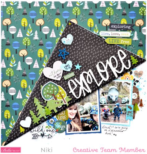 Camping Scrapbook, Boy Scrapbook Layouts, Travel Scrapbook Pages, Scrapbook Design Layout, Beautiful Scrapbook Layouts, Scrap Books, Lay Outs, Scrapbook Boys, Simple Scrapbook