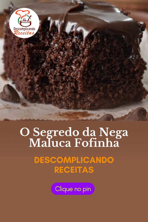 Preparamos uma jornada culinária para desvendar o segredo por trás da nega maluca fofinha. Uma receita que conquista paladares e traz um toque irresistível às sobremesas. #bolonegamaluca #bolodechocolate #bolodechocolatenegamalucafofinho Chocolate Cake, Food And Drink, Baking, Cake