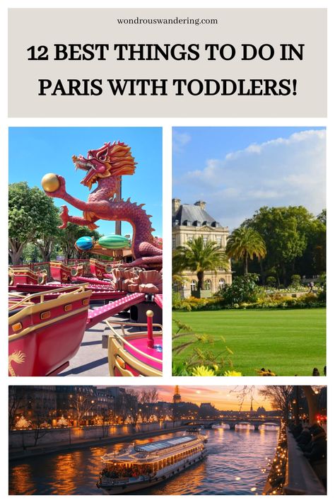 Planning a trip to Paris with a toddler can feel overwhelming. You’re probably searching for activities that will keep your little one entertained and happy, Paris With Toddler, Paris Books, Things To Do In Paris, Interactive Museum, Luxembourg Gardens, Paris Summer, Trip To Paris, Museums In Paris, Paris At Night