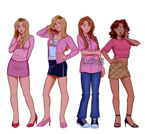 Mean Girl 3, Movie Credits, Mean Girls Aesthetic, Get In Loser, Going Shopping, Regina George, Musical Art, Cute Art Styles, Mean Girls