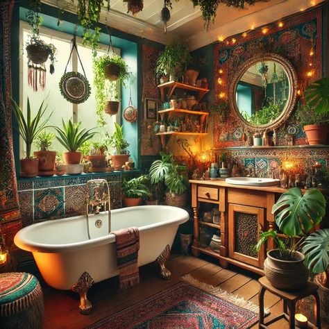 Bohemian bathroom ideas