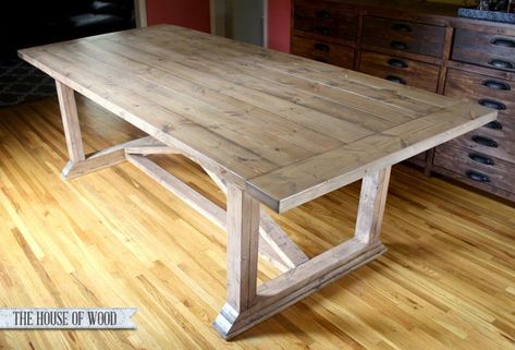 DIY Dining Table Restoration Hardware Finish Tutorial Restoration Hardware Finish, Diy Esstisch, Rustic Dining Room Table, Build A Farmhouse Table, Diy Dining Room Table, Restoration Hardware Inspired, Diy Dining Room, Diy Farmhouse Table, Diy Dining Table