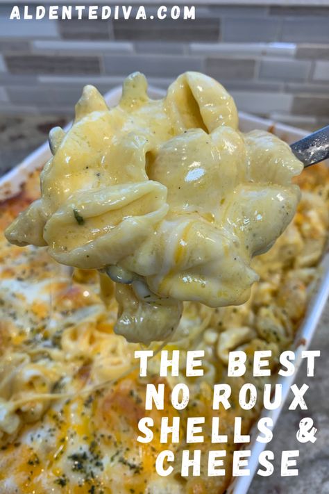 The Best No Roux Shells And Cheese Til Tok Mac And Cheese, Ruth Chris Mac And Cheese Recipe, Homemade Shells And Cheese, Creamiest Mac And Cheese, Stove Top Stuffing Meatloaf, Shells And Cheese, Tailgate Recipes, Easy To Make Recipes, Breaded Pork Chops