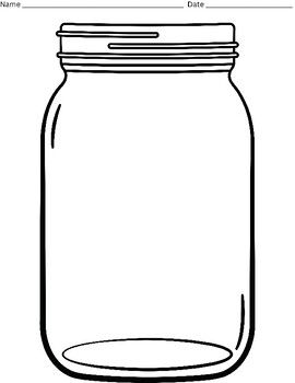 Use these printable blank canning jar templates for your students to fill with special words or drawings! Fill In The Jar, Jar Art Drawing, Mason Jar Outline, Canning Journal, Layered Recipes, Mason Jar Drawing, Mason Jar Template, Pickle Jar Crafts, Mason Jar Printables