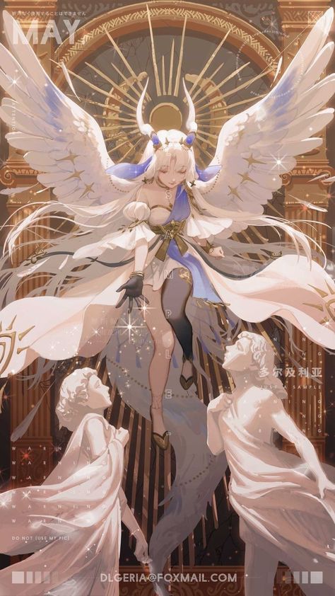 Anime With Wings, Anime Wings, Angel Oc, Angel Character, Wing Drawing, Character Design Girl, Ange Demon, Wings Art, 영감을 주는 캐릭터