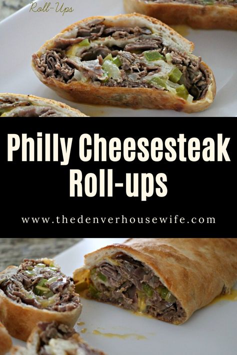 Cheese Steak Rolls, Philly Cheesesteak Rolls, Steak Roll Ups, Beef Roll Ups, October Food, Cheesesteak Sliders, Steak Rolls, Philly Cheese Steak Casserole, Steak Pizza